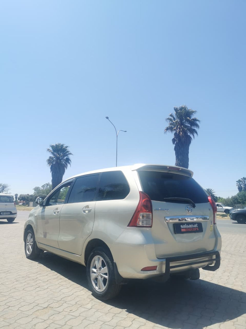 2013 Toyota Avanza TX 1.5 VVTI 7 Seater