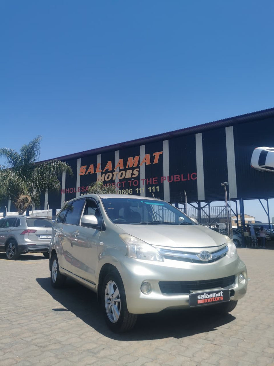 2013 Toyota Avanza TX 1.5 VVTI 7 Seater