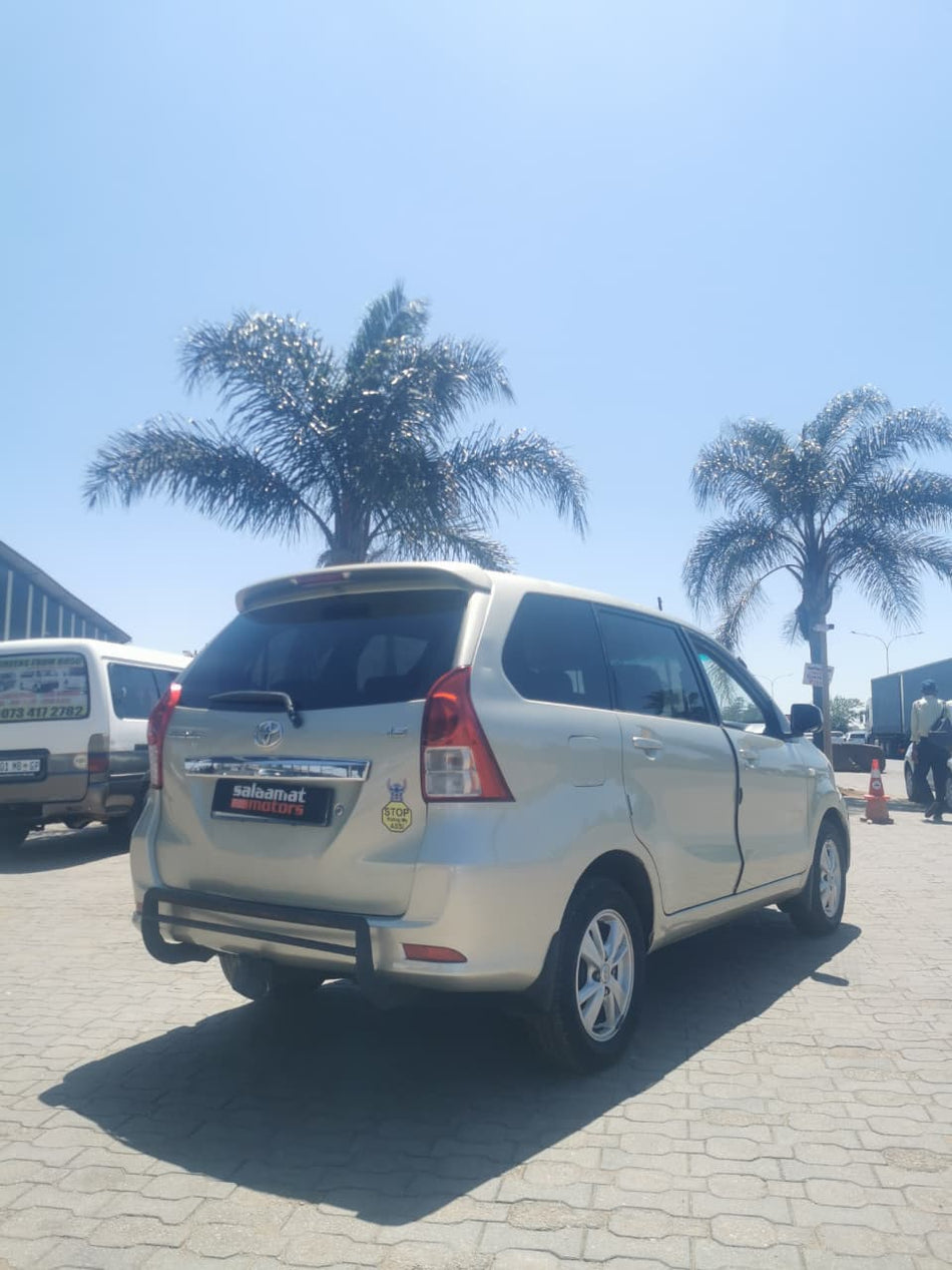 2013 Toyota Avanza TX 1.5 VVTI 7 Seater