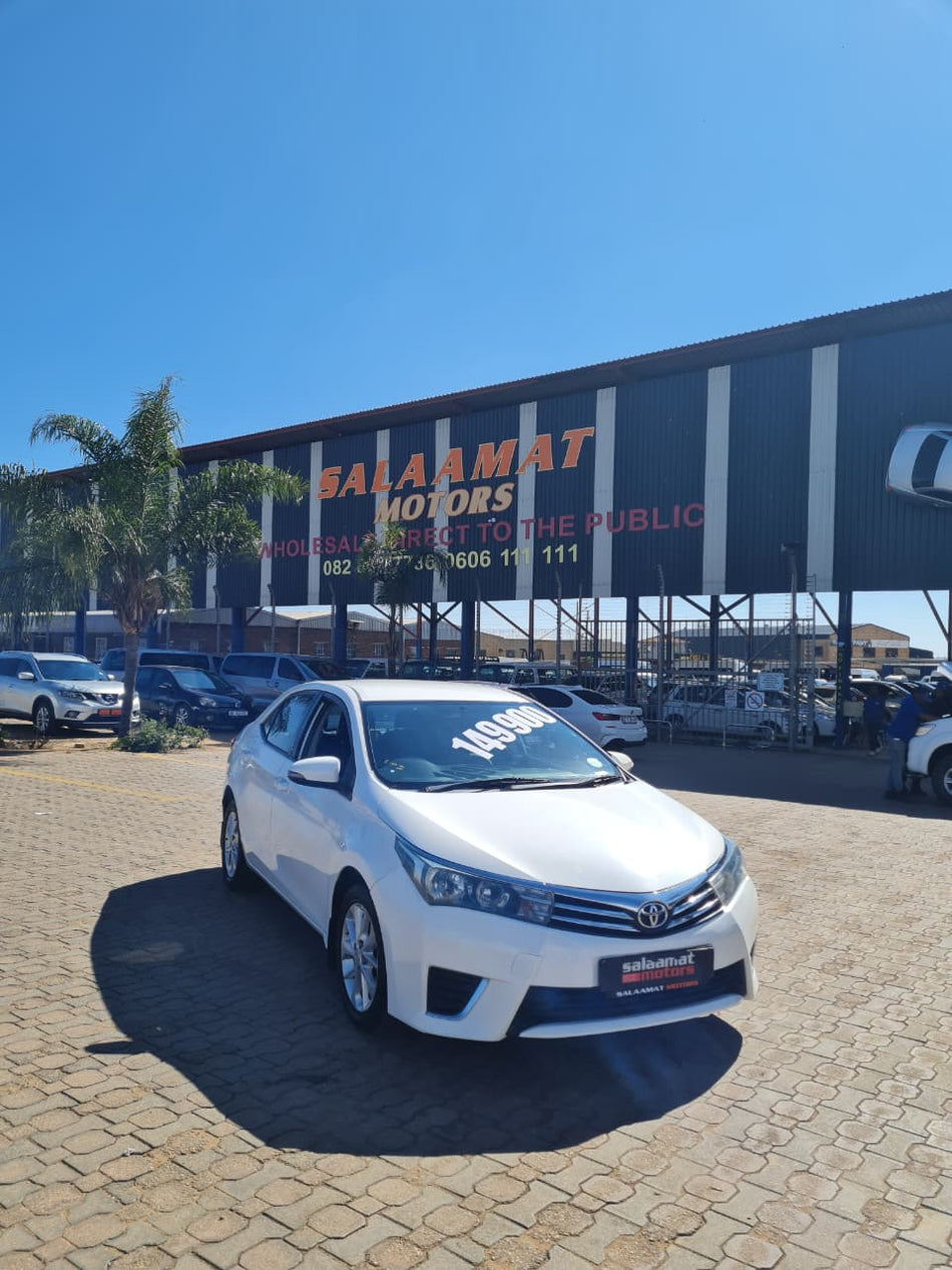 2014 Toyota Corolla Prestige 1.6