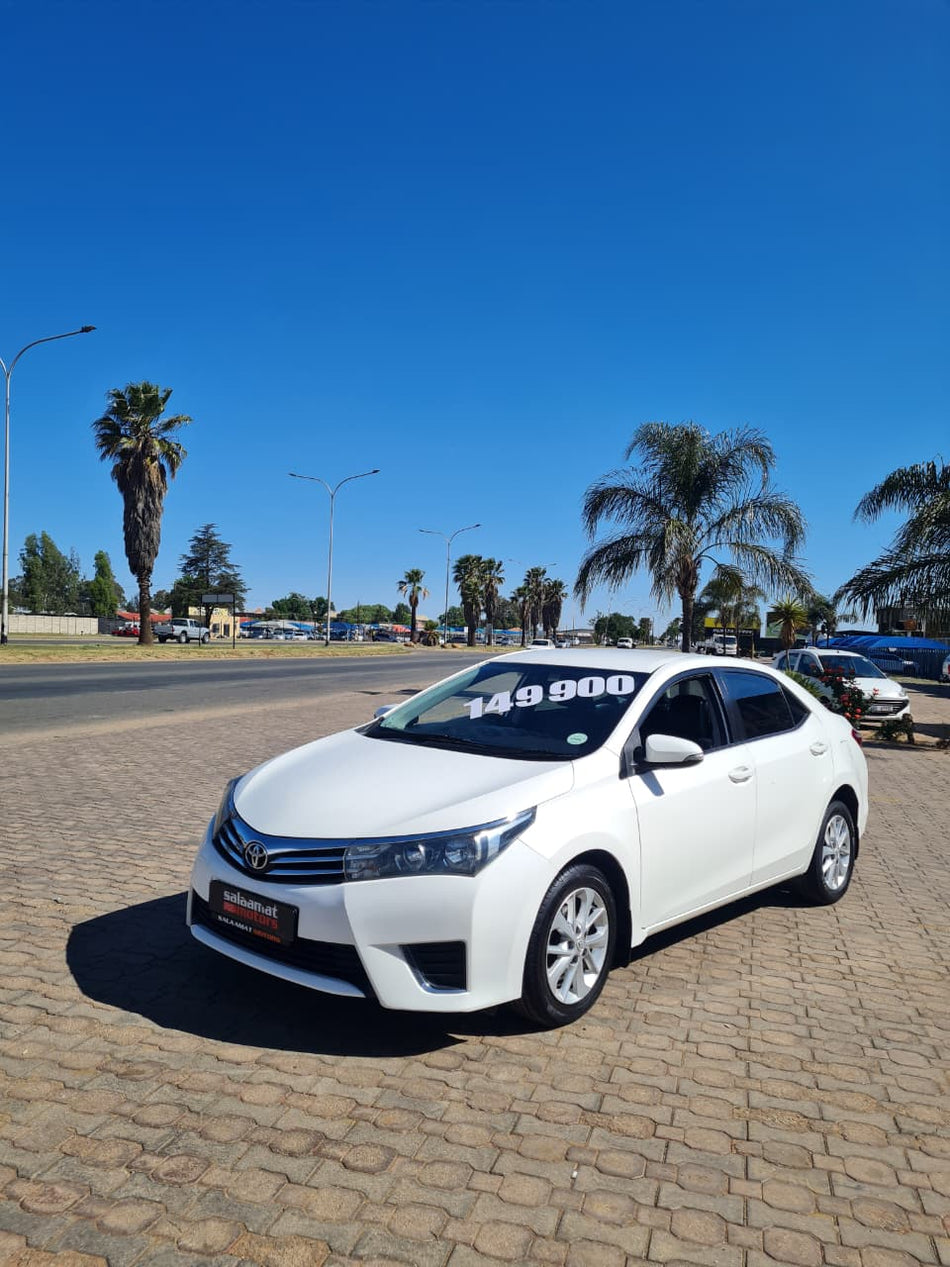 2014 Toyota Corolla Prestige 1.6