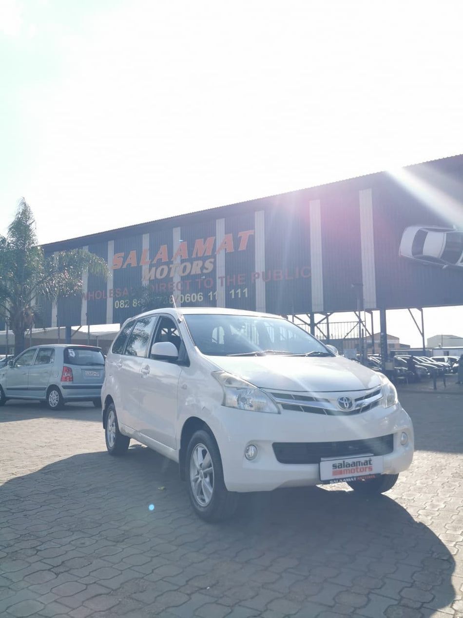 2013 Toyota Avanza 1.5 VVTI TX