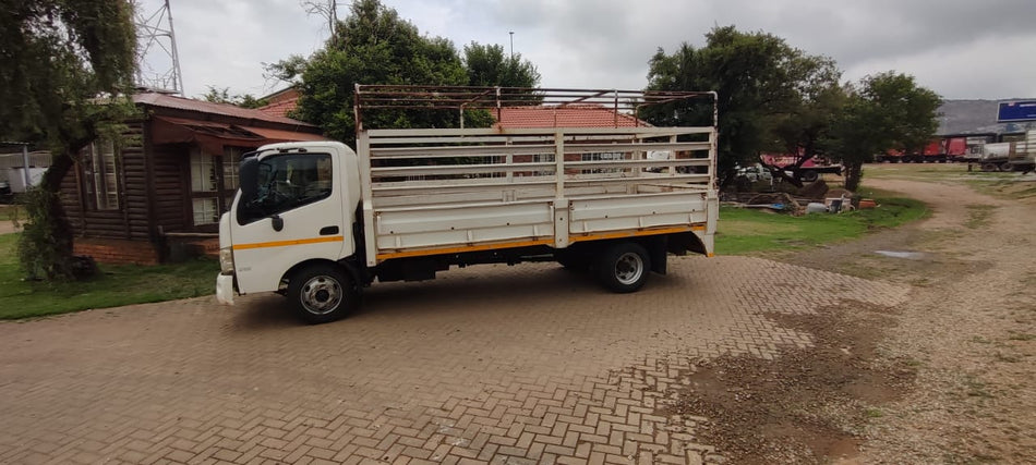 2012 Hino 300 Dropsides with cattle rail option 4 Ton Automatic