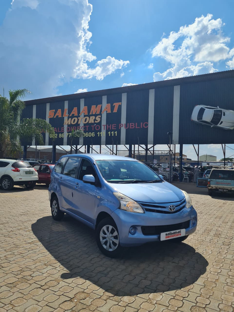 2014 Toyota Avanza 1.3 SX