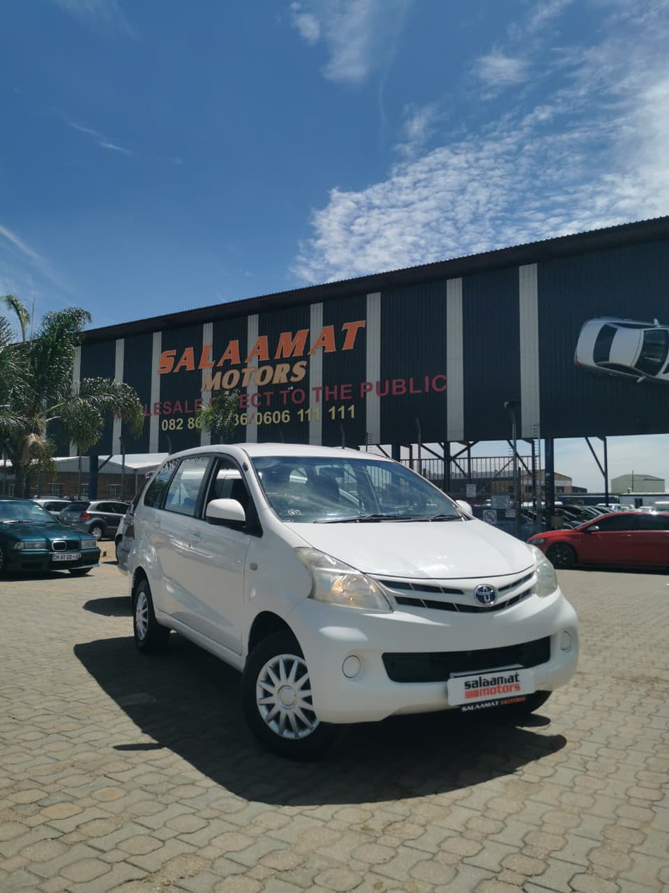 2012 Toyota Avanza 1.5 VVTi