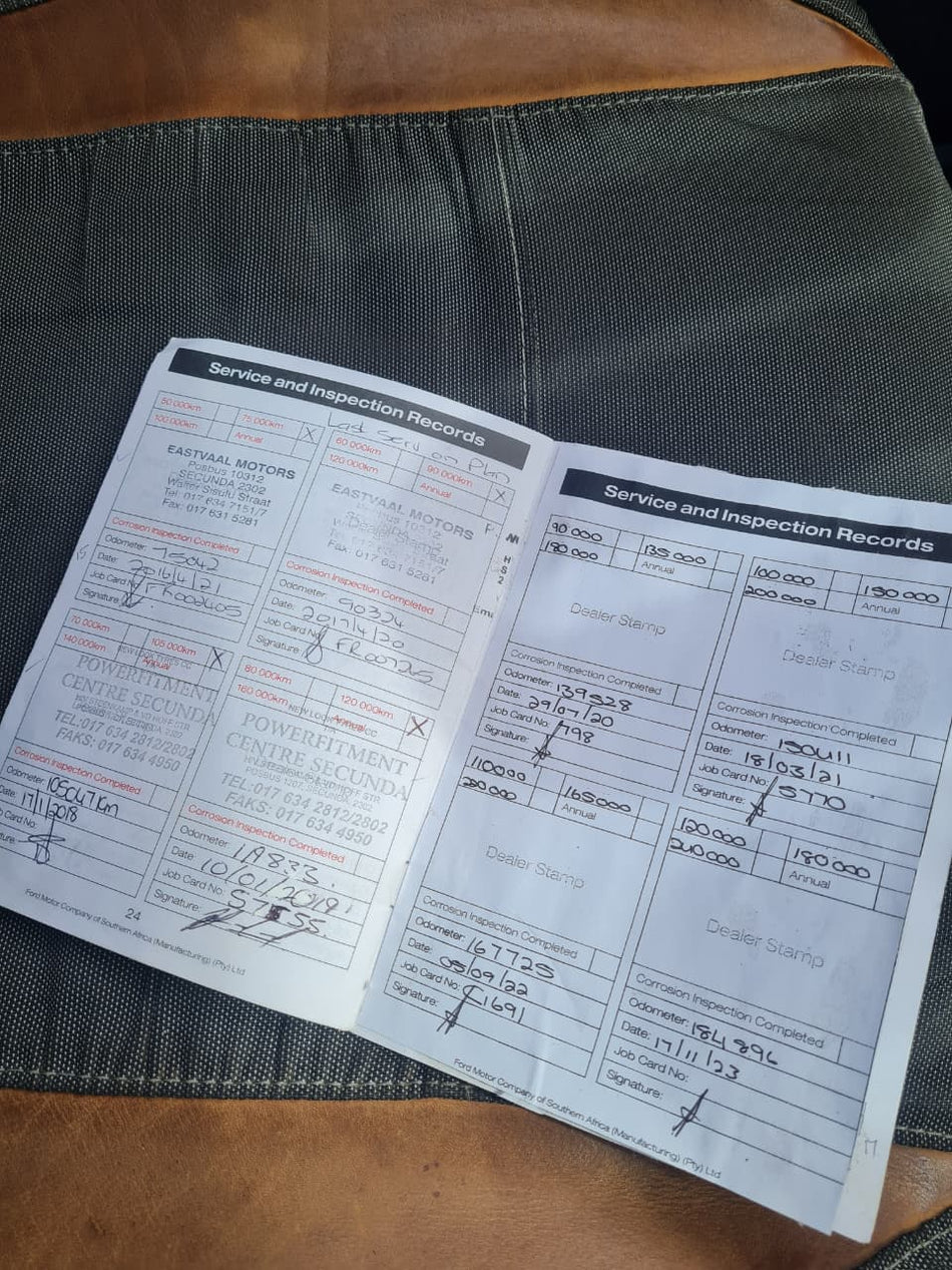 2012 Ford Ranger T6 3.2 TDCi 4x4 Manual D/Cab