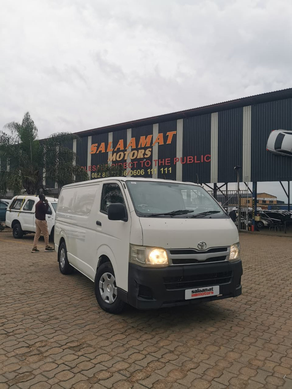 2011 Toyota Quantum 2.7 VVTI Panel Van