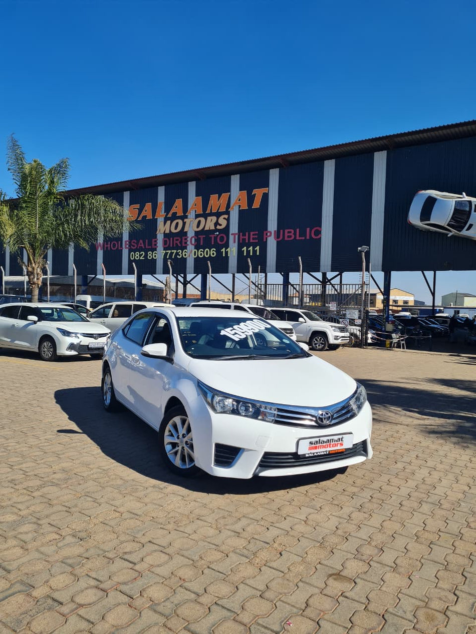 2016 Toyota Corolla 1.6 Prestige