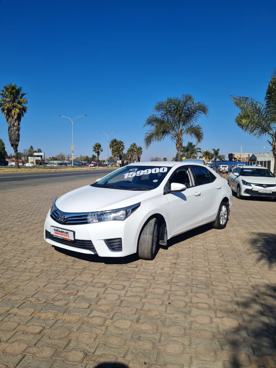 2016 Toyota Corolla 1.6 Prestige