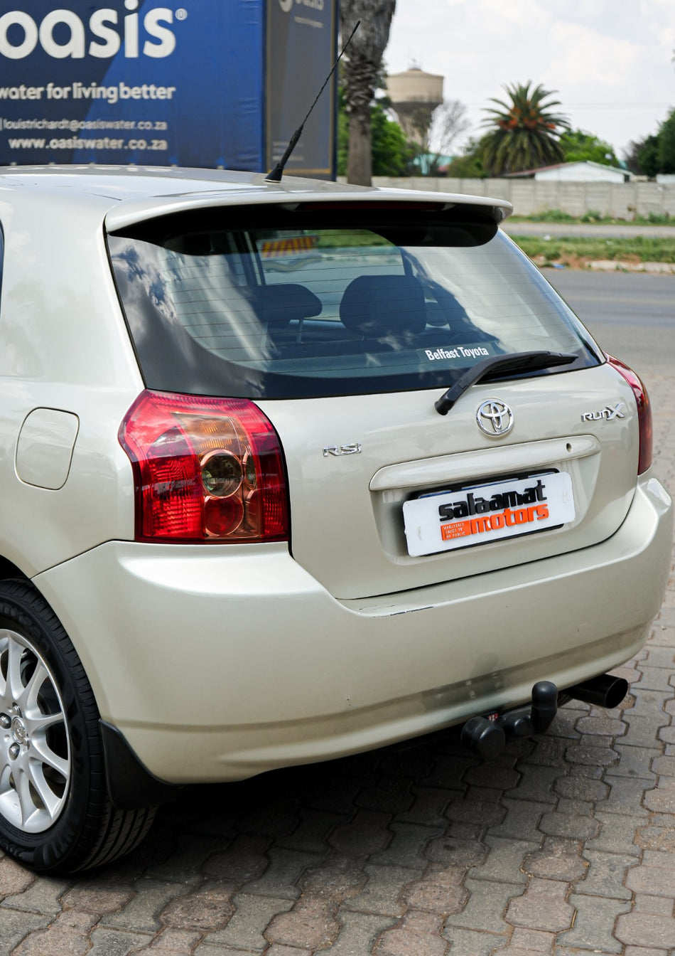 2005 Toyota RunX 1.8 RSi 6 Speed