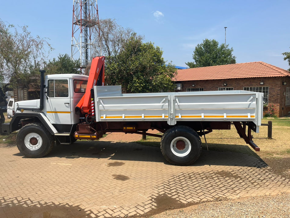 Samil 50  4X4 Dropside ,Crane