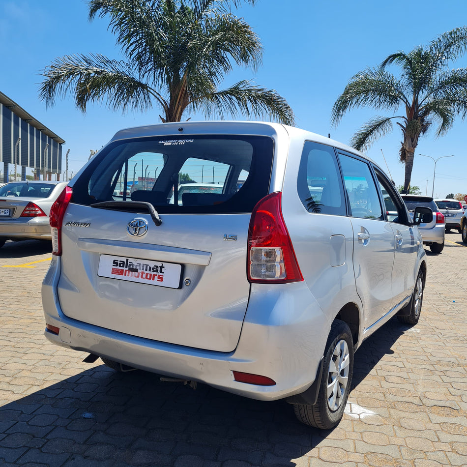 Toyota Avanza Available From R99,900