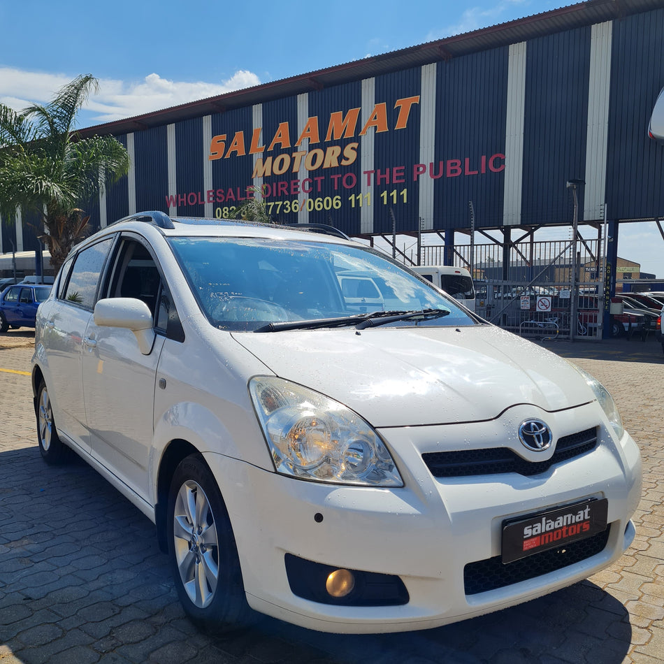 2008 Toyota Corolla Verso 1.8 sx 7 Seater