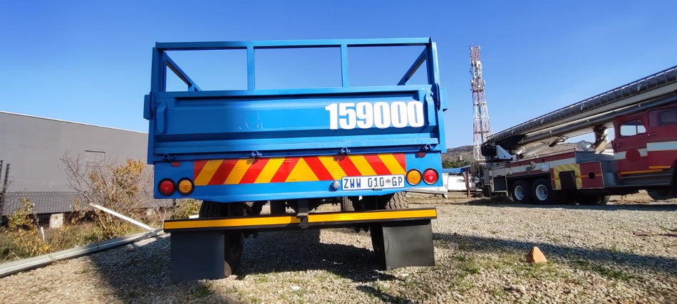 Drawbar Trailer AGRITE Flat Deck With Dropsides