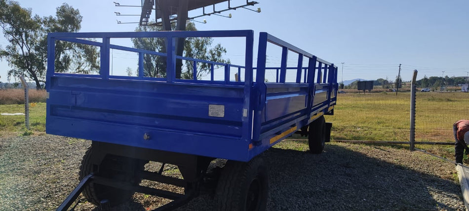 Drawbar Trailer AGRITE Flat Deck With Dropsides